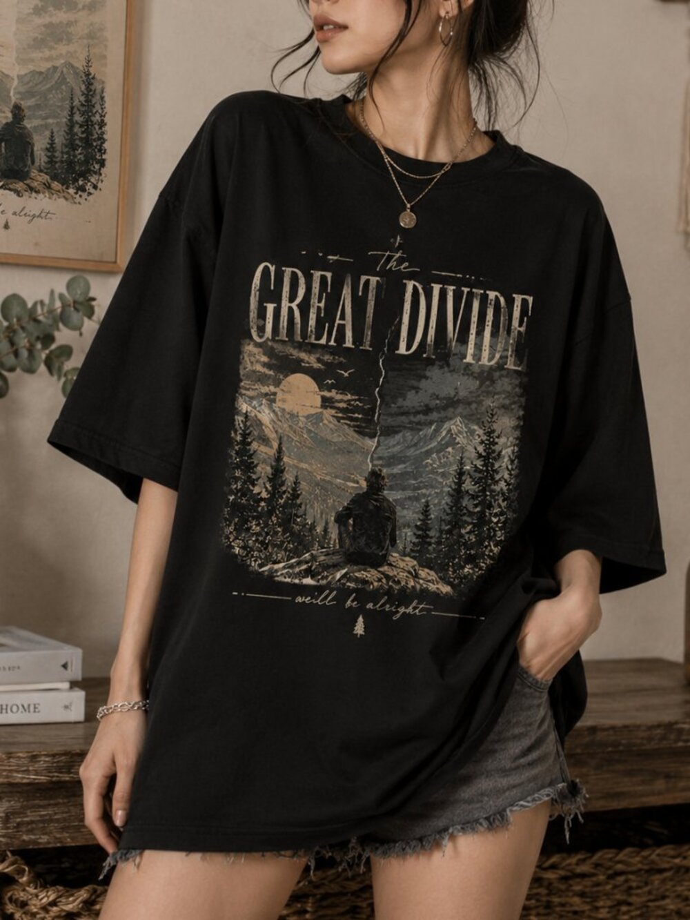 The Great Divide Indie Folk Graphic Tee